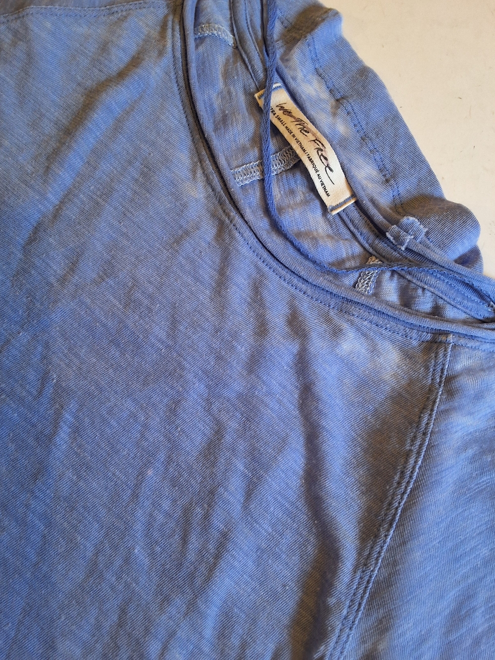 We The Free Lavender-Blue Short Sleeve Tee